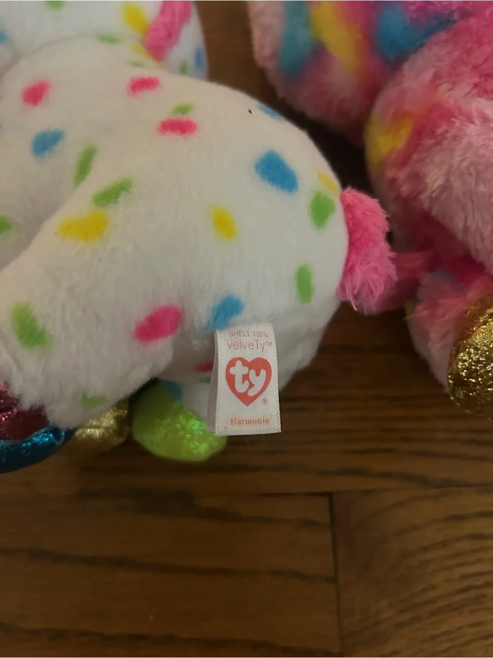 Ty Pastel and Glitter Multicolor Plush Unicorn & Animal Small Pet Toys- 7!